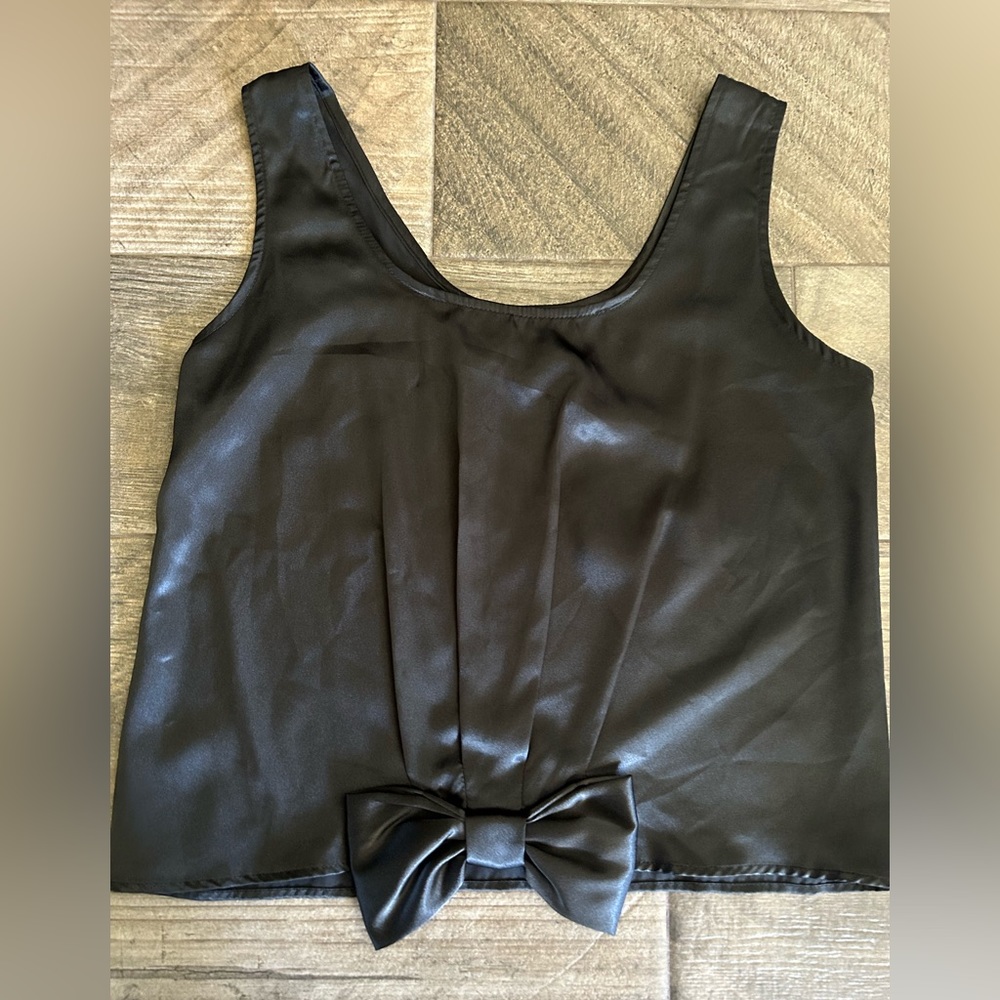 Vintage First Glance Sleeveless Satin Blouse